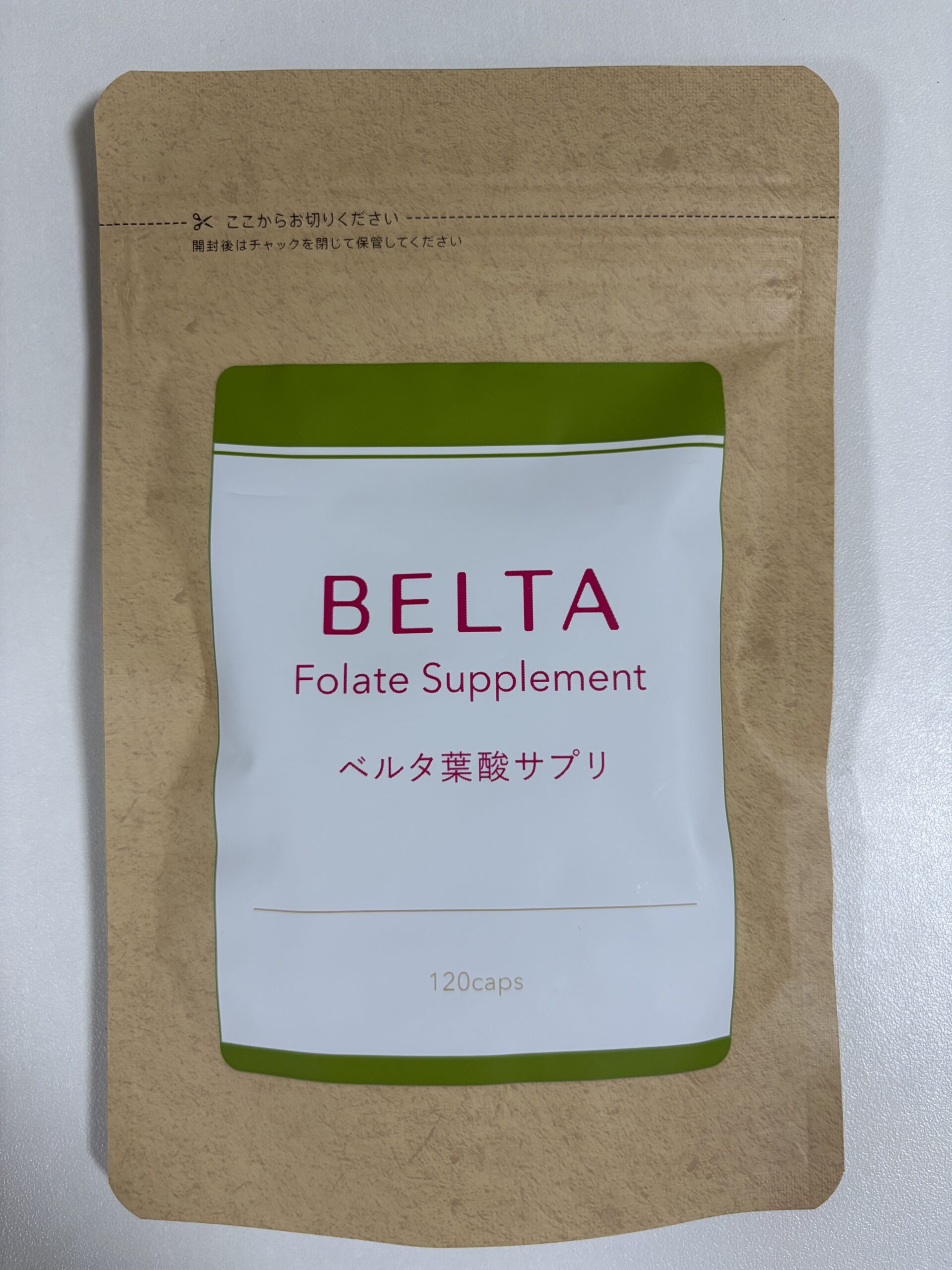 ベルタ葉酸サプリ パッケージ表面
